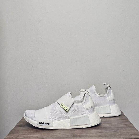 Adidas Women's NMD R1 Strap Closure Athletic Shoes Size 7 White NWT - Picture 2 of 9